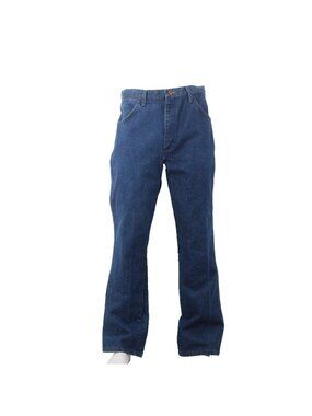 Wrangler Jeans Sz 38 x 32 Blue Denim Pockets 100% Cotton Jeans